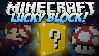 Minecraft  LUCKY BLOCK Thousands of Random Possibilities  Mod Showcase [upl. by Tala]