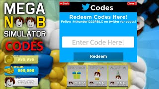 Mega Noob Simulator Codes Try Now [upl. by Nitsej281]