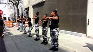 Girls Stomp Dance Group  Worcesters quotSeven Hills Soldiersquot [upl. by Anesuza]