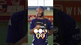 RAHEEM STERLING names TOP FIVE FAVOURITE players ever 😍 shorts football soccer [upl. by Willis231]