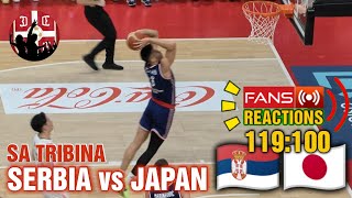 Košarka Srbija Japan kraj meča sa tribina [upl. by Levina120]