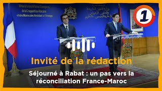 Séjourné à Rabat  un pas vers la réconciliation FranceMaroc [upl. by Baal902]