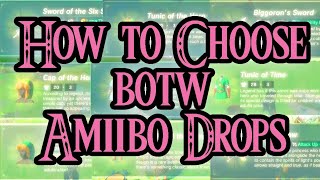 Botw How to choose Amiibo Items amp what Amiibos are [upl. by Tania]