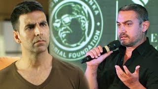 Aamir Khans SHOCKING Comment On Akshay Kumars Intolerance Remark [upl. by Adeirf]