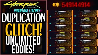 Cyberpunk 2077 EASY DUPLICATION GLITCH  FASTEST MONEY GLITCH IN CYBERPUNK 2077 PHANTOM LIBERTY [upl. by Rofotsirk]