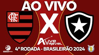 FLAMENGO X BOTAFOGO AO VIVO  4ª RODADA  BRASILEIRÃO 2024  NARRAÇÃO RAFA PENIDO [upl. by Annoval]