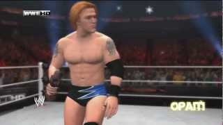 WWE12  RAW 1000th Episode  Heath Slater vs [upl. by Aihsik983]