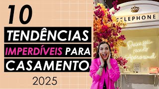 10 tendências para casamentos 2025  Noiva em Curso [upl. by Thamos]