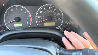 How to reset oil life Toyota Corolla 2013  maintenance required [upl. by Nosac]