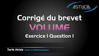 Volume et Aire 3ème Sujet brevet 2016 [upl. by Anitac]