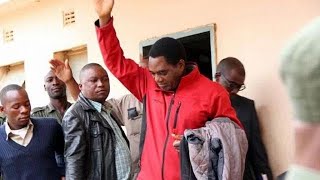 Zambian opposition leader freed treason charges dropped [upl. by Ayekat]