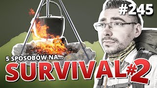 5 sposobów na SURVIVAL 2  lina z butelki  prosta pułapka  niegasnące zapałki [upl. by Nalrah]