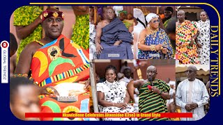 NkawieHene Celebrates Akwasidae K3se3 in Grand Style NPP MP storms to Support Piawww [upl. by Leirbag]