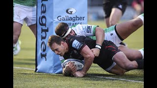 Highlights  Saracens Men v Newcastle Falcons GPR  Rd 10 [upl. by Ahsatam]