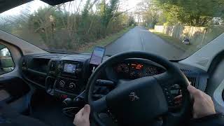 Pov  Peugeot Boxer  Blue HDI 435 L4H2 Professional  130BHP 2018 [upl. by Odlaniger457]