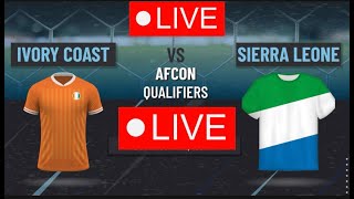 🔴Live Ivory Coast Vs Sierra Leone l AFCON 2025 Qualifier 20242025 l Matchs Simulation [upl. by Arlee738]