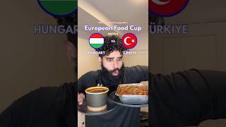 HUNGARY VS TÜRKIYE  European Food Cup [upl. by Nazarius]