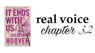 it ends with us audio book  chapter 32 real voice [upl. by Ariay]