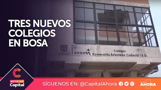 La Secretaría de Educación entregó tres nuevos colegios en Bosa [upl. by Aiyekal]