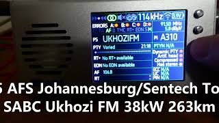 915 AFS Ukozi FM JHB troposcatter 263km TEF6686 [upl. by Hamburger]