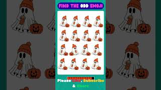 FIND THE ODD ONE OUT  ODD HALLOWEEN quiz emojichallenge halloween wordshake emojipuzzle [upl. by Claudius]