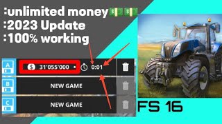 fs 16 hack unlimited money  farming simulator 16  fs16trending1 viralgaming [upl. by Gaudet]