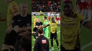 Stevenage vs Guiseley Guiseley players [upl. by Waldron]