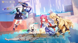 Summertide Scales and Tales Event Quest  All Cutscenes No Commentary English Dub  Genshin Impact [upl. by Lochner]