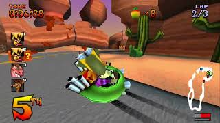 CTR PS1 ONLINE 01 2K 60fps Widescreen [upl. by Palmira351]