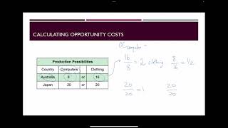 Opportunity Cost PPF and Terms of Trade [upl. by Llednol]