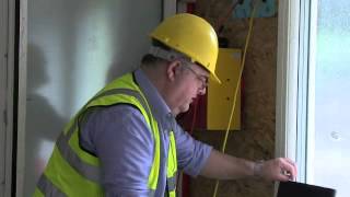 Airtightness Testing of a Passivhaus Building [upl. by Ledif802]