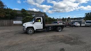 2004 GMC C4500 SINGLE AXLE FLATBED TRUCK 1245 [upl. by Aseuqram]