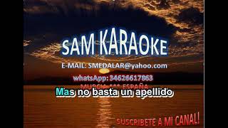 Señora De Tal VICENTE FERNANDEZ Karaoke 🎤 [upl. by Patrick]