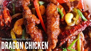 Dragon chicken recipe  Indo Chinese Chicken recipe  Restaurant style dragon chicken [upl. by Hanyaz145]