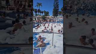 Foam Party at The Tigotan Hotel Playa de Las Americas Tenerife [upl. by Nnaeirual406]