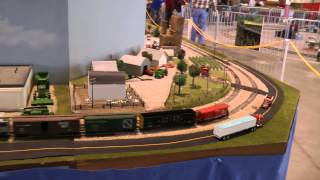 Overland Park model train exhibition Overland Park Kansas Convention Center 122813 [upl. by Ayikal574]