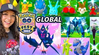 POKÉMON GO FEST GLOBAL SHINY NECROZMA FUSIONS amp SHINY HUNTS [upl. by Notsew]