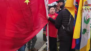 australia canberra tibetan protestsydney tibetanvlogger tibetanyoutuber [upl. by Ardnalac]