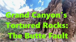 Fantastically Folded Rocks and the Beautiful Butte Fault A Major Structure in the Grand Canyon [upl. by Irt836]