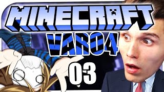 MINECRAFT VARO 4 ☆ 03  MEIN STURZ IN DIE TIEFE  KürbisTumor [upl. by Atterol]