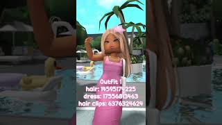 BLOXBURG OUTFIT CODES roblox bloxburgroleplay roleplay bloxburg gaming shorts outfitcodes [upl. by Ahsaf]