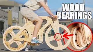 ALL WOOD BIKE  Will It Survive [upl. by Bogey]