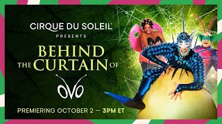 BEHIND THE CURTAIN OF OVO  Cirque du Soleil [upl. by Banks573]