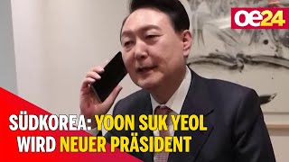 Südkorea Yoon Suk Yeol wird neuer Präsident [upl. by Stacy]