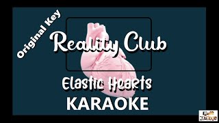 Reality Club  Elastic hearts Karaoke Lyric Video Instrument Cover [upl. by Camilo]