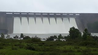 Linganamakki dam gates opening view 2018 [upl. by Marka]