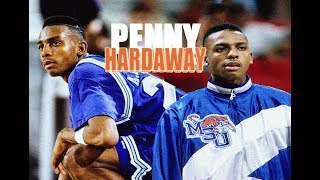 PENNY HARDAWAY  MEMPHIS LEGEND COLLEGE HIGHLIGHTS [upl. by Yuht]