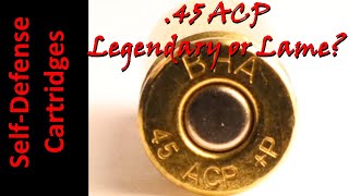 45 ACP for Self Defense  Legend or Lame [upl. by Drofnelg675]