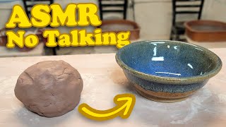 Pottery ASMR  A bowl from start to finish [upl. by Ahsimed366]