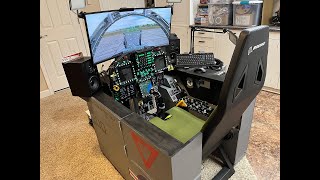 3D Printed FA18C Cockpit for DCS World VR  Mixed Reality  2023 Update [upl. by Nedla]